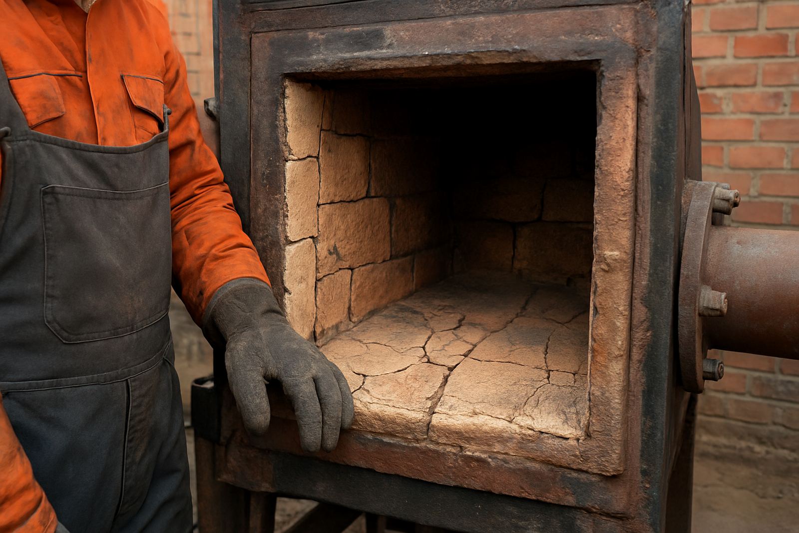 Refractory Crack Signs